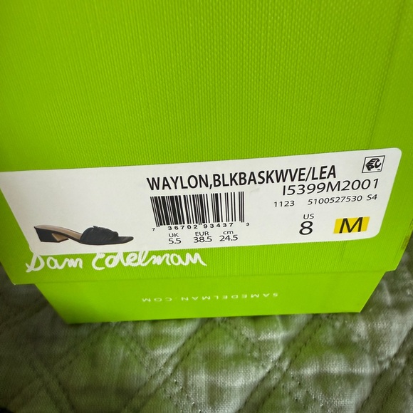 Sam Edelman Black Waylon Women Slide Sandals 8 - Picture 5 of 8